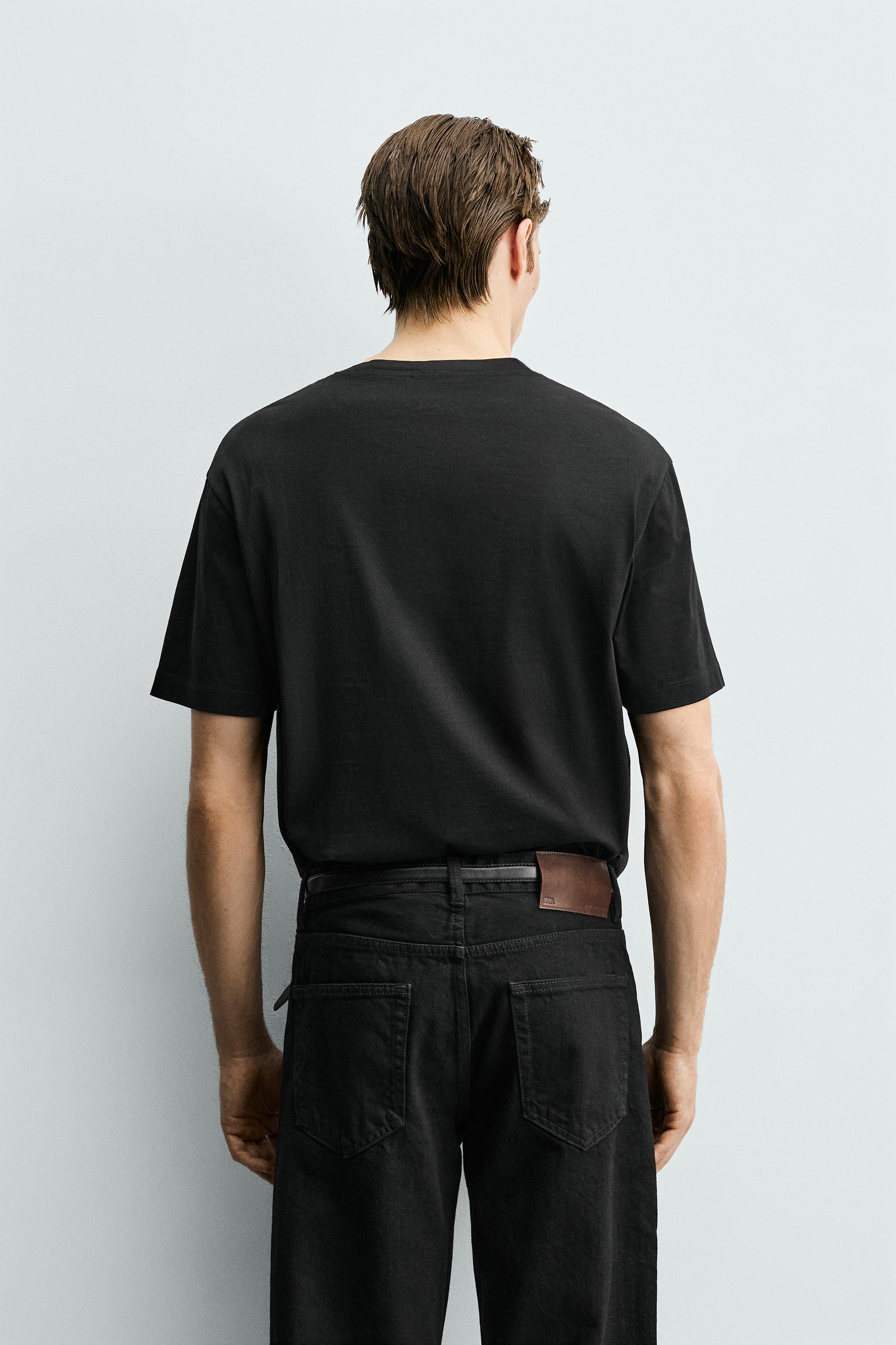 MERCERIZED FINISH CROPPED T-SHIRT